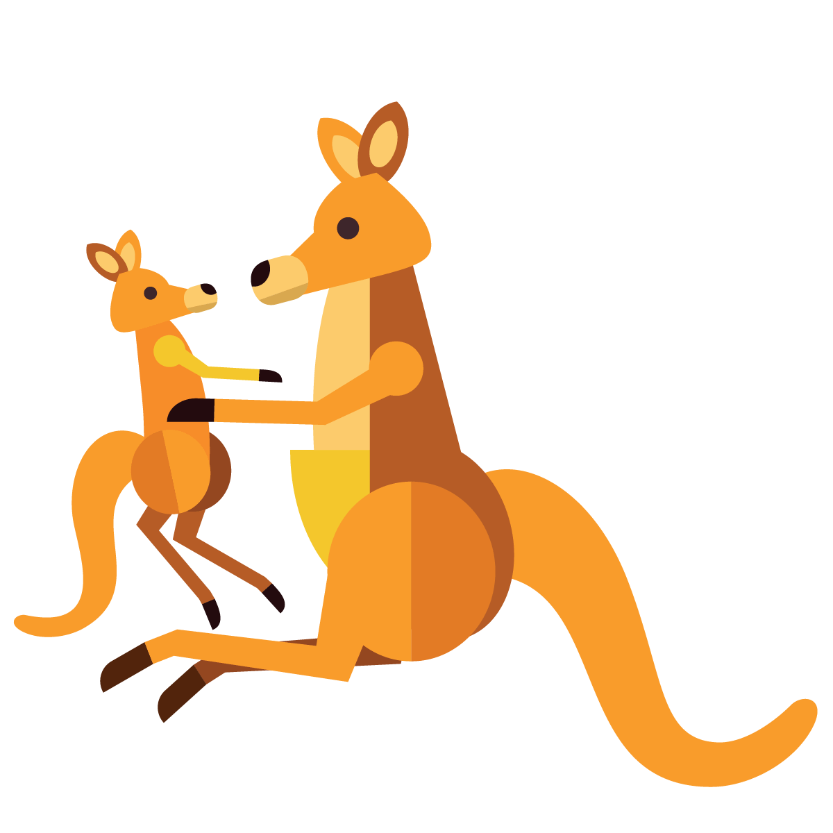 Painted kangaroo